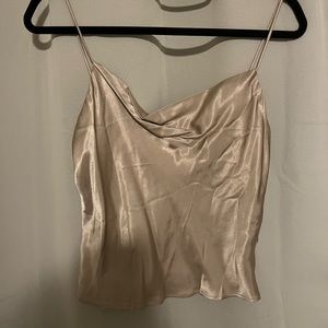 ZARA gold tank top
